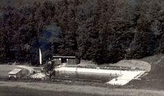 Staré koupaliště v roce 1939. 
